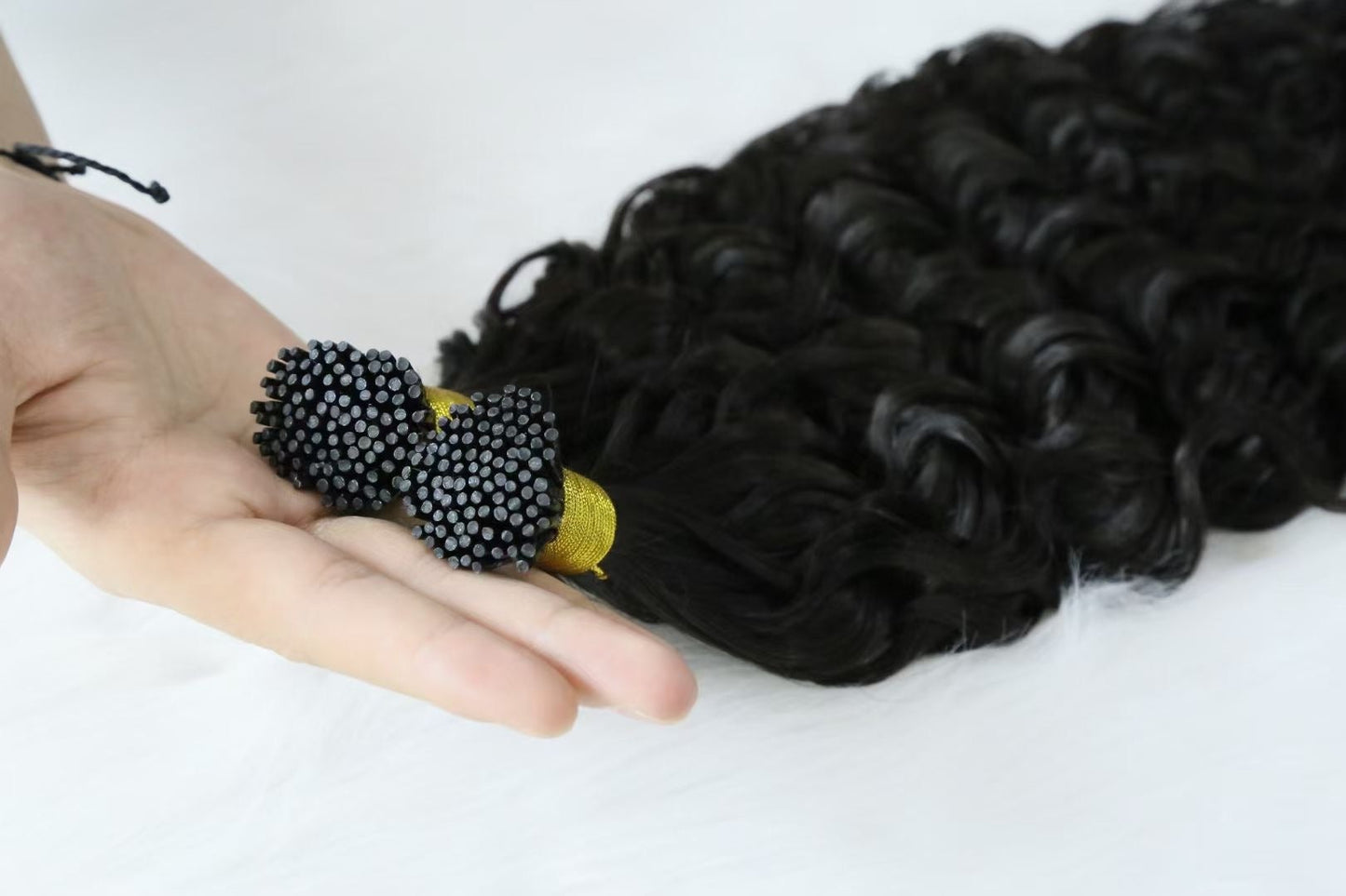 Deep Wave Human Hair Microlinks Braiding