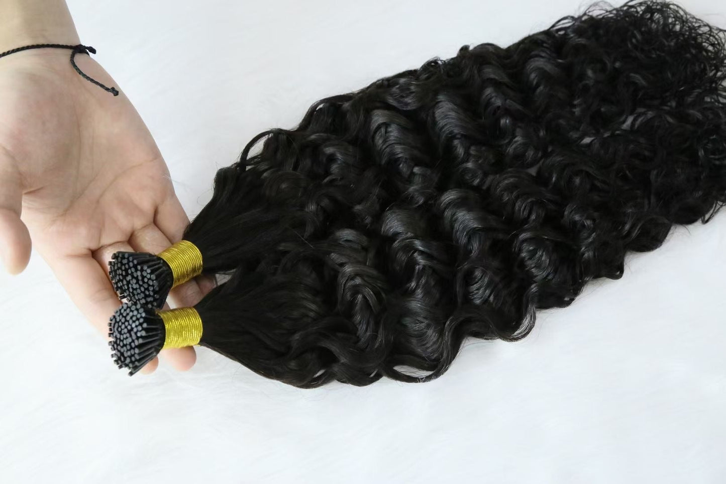 Deep Wave Human Hair Microlinks Braiding