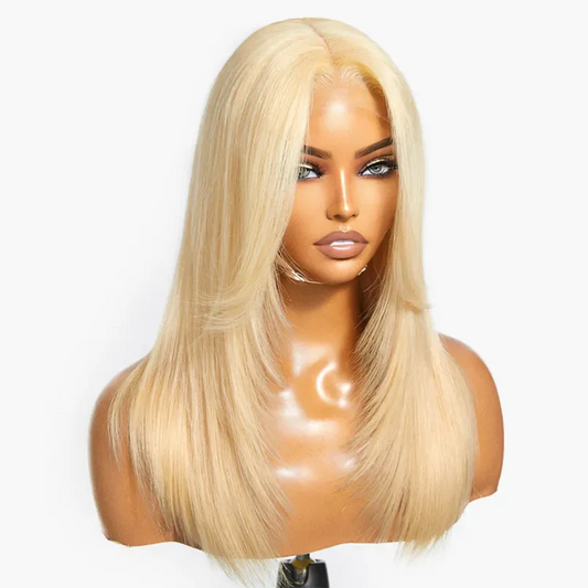 Blonde 13x4 Straight/Glueless Synthetic Lace Front Wig