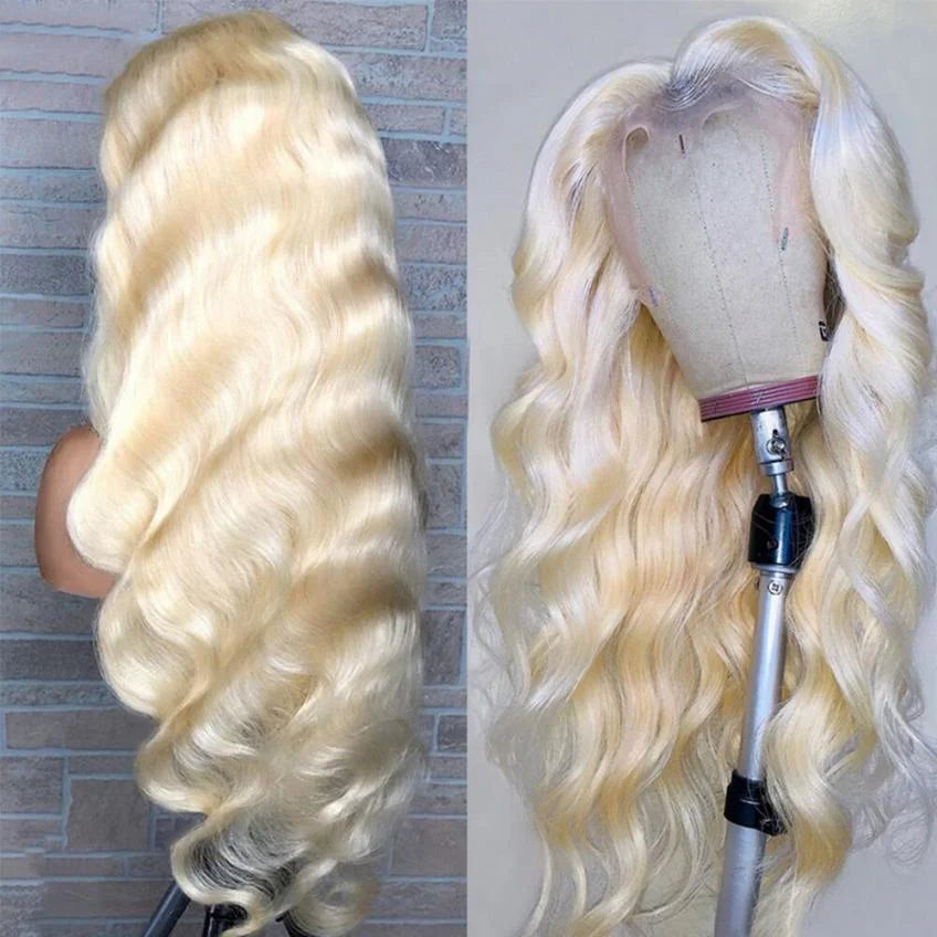 Blonde Wave Lace Front Wig HD Transparent Lace 13x4 13x6 Human Hair