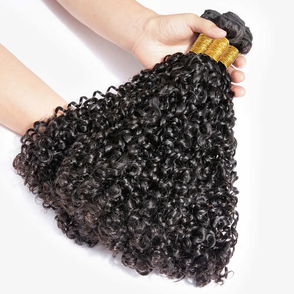 Brazilian 10A Pixie Curls Weave - 3B/3C Curly Bundles