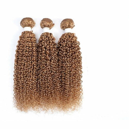 Kinky Curly Human Hair BUNDLES with 4x4 CLOSURES & 1