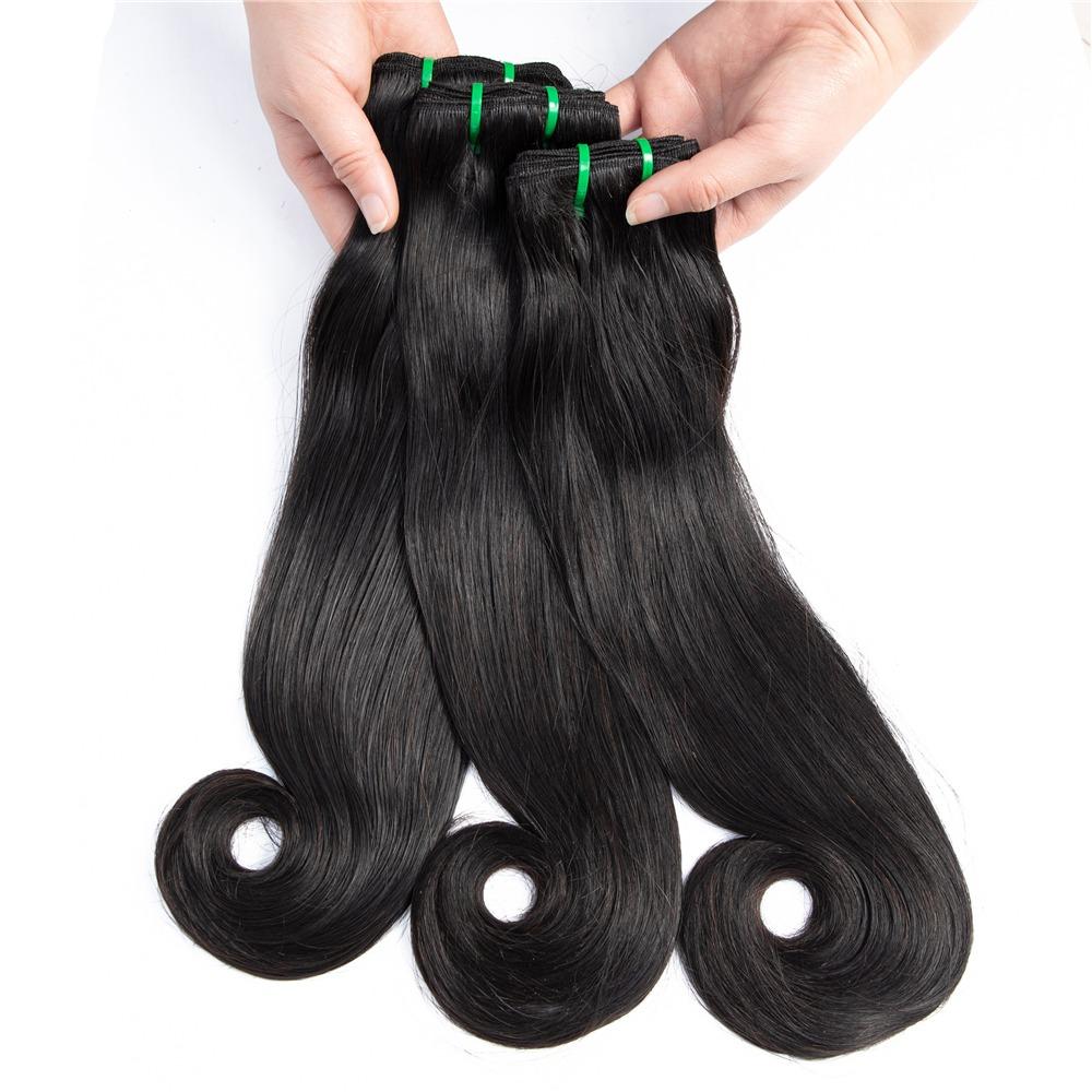 Double Drawn 12A Grade Straight Curve BUNDLES with CLOSURES &