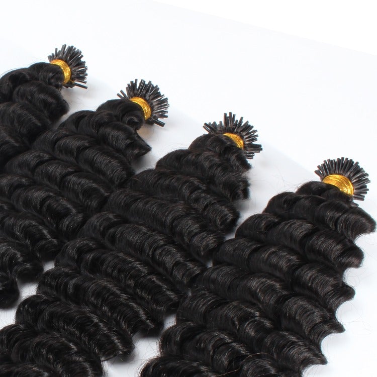 Deep Wave Human Hair Microlinks Braiding