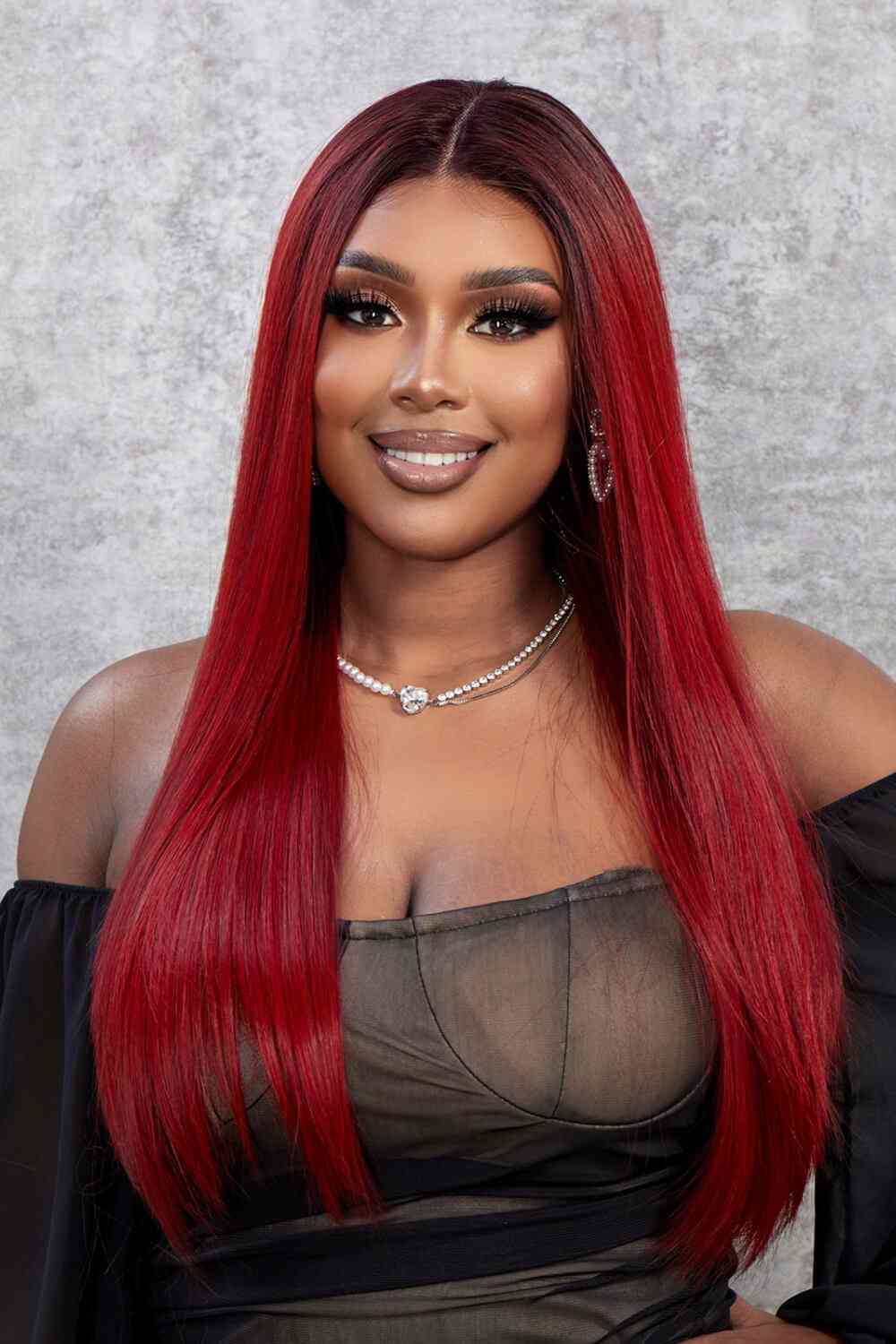 13*2" Lace Front Synthetic 26'' Straight Wigs