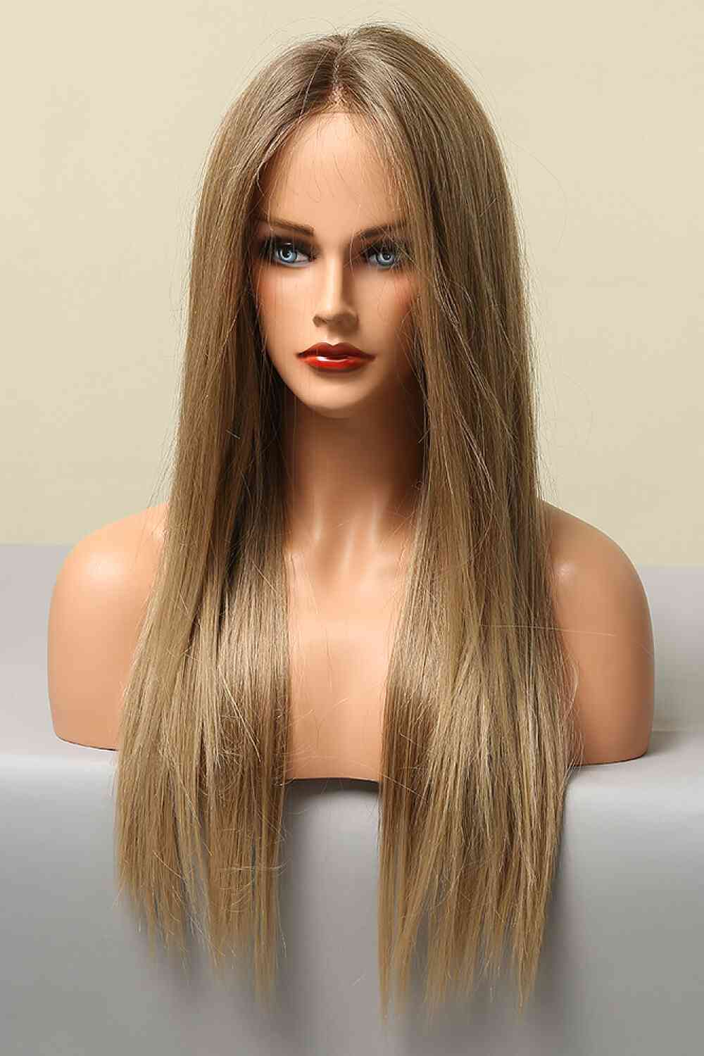 13*2" Long Straight Lace Front Synthetic Wigs