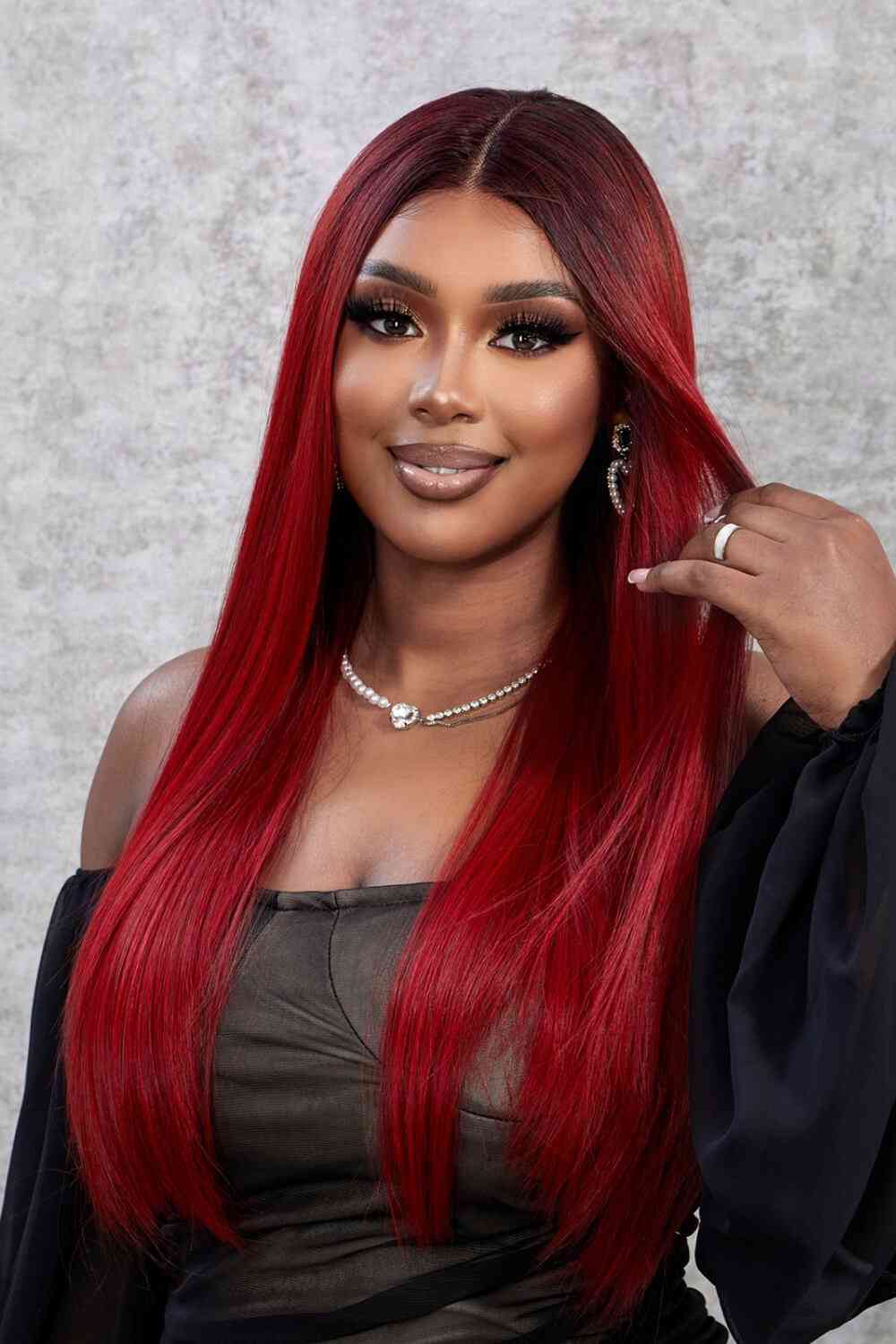 13*2" Lace Front Synthetic 26'' Straight Wigs