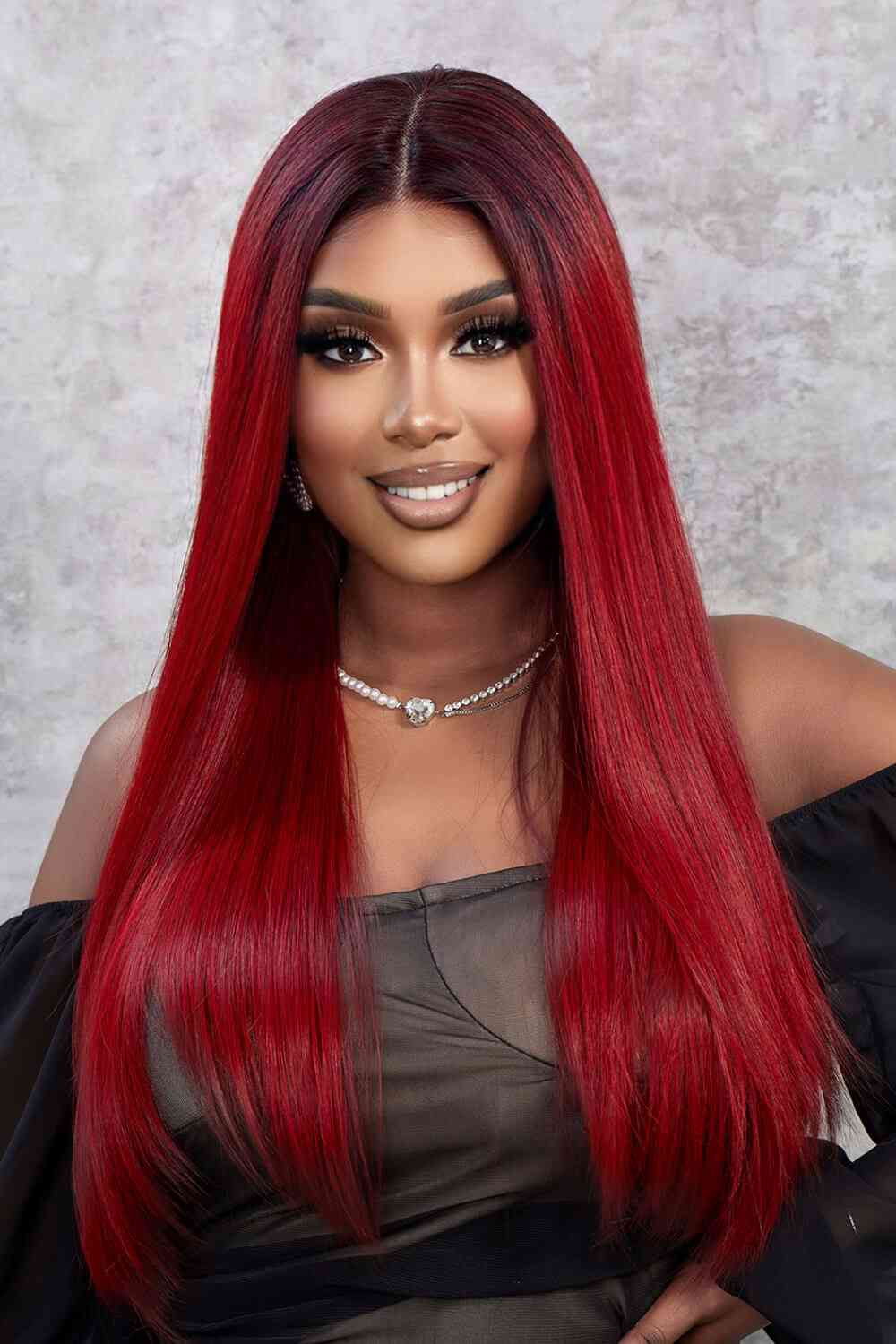 13*2" Lace Front Synthetic 26'' Straight Wigs