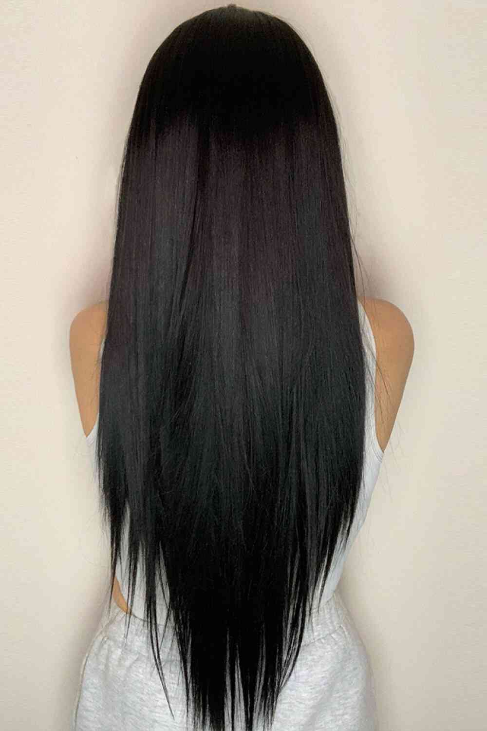 13*2" Long Lace Front Straight Synthetic Wigs