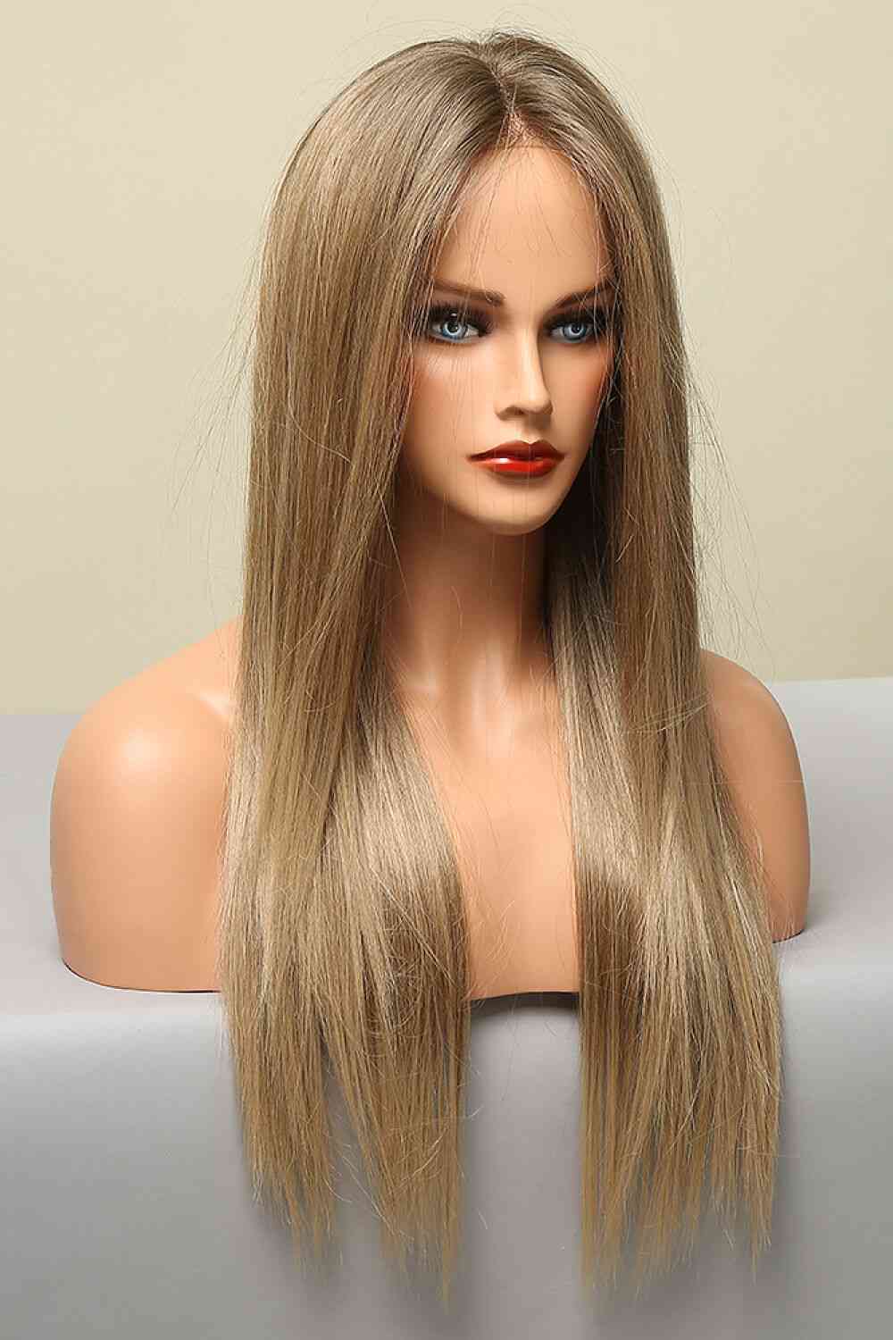 13*2" Long Straight Lace Front Synthetic Wigs