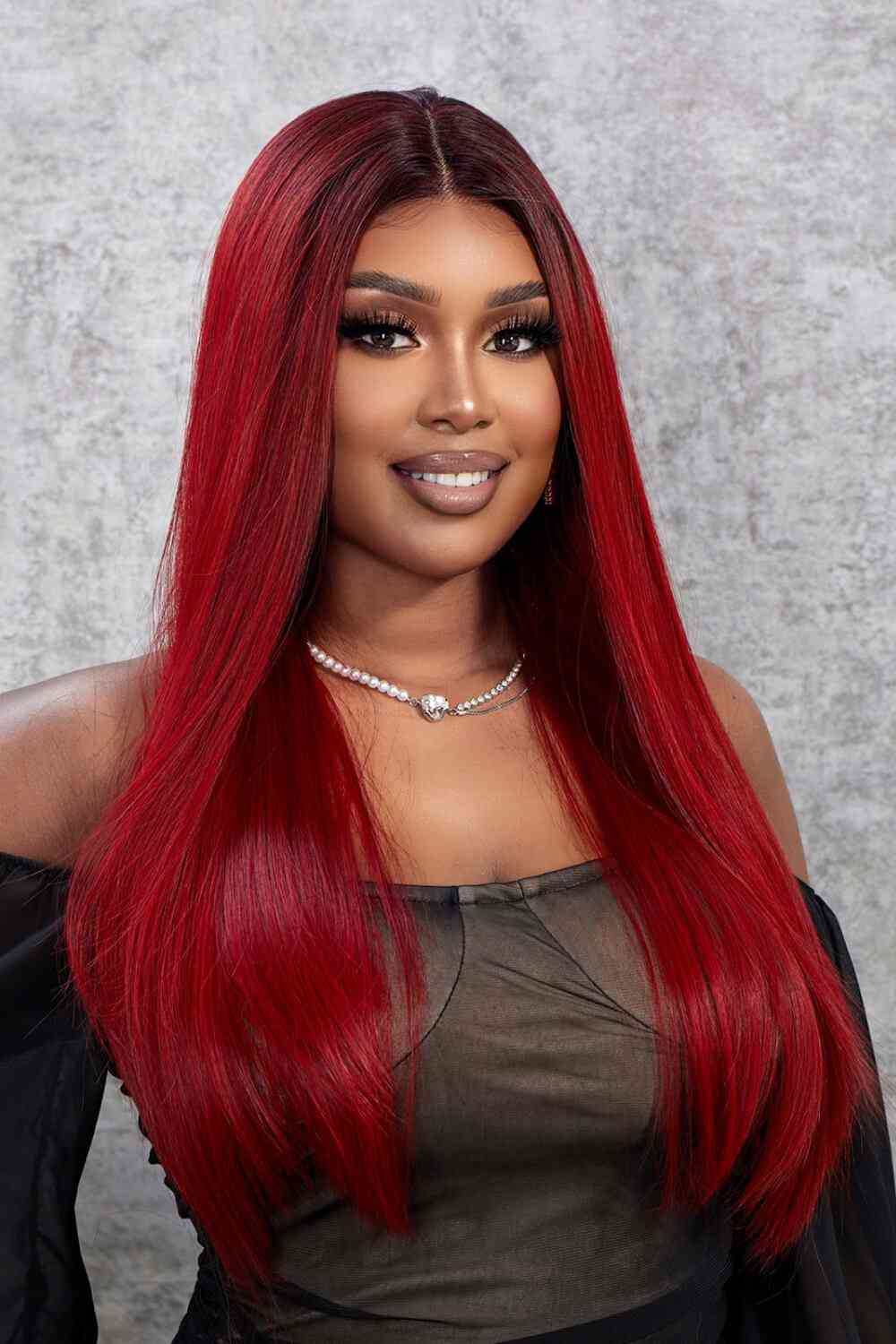 13*2" Lace Front Synthetic 26'' Straight Wigs